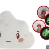 Van Manen knuffel mini club wolk lichtgevend 18cm wit