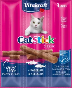 Vitakraft Cat-Stick mini kabeljauw & tonijn 18g