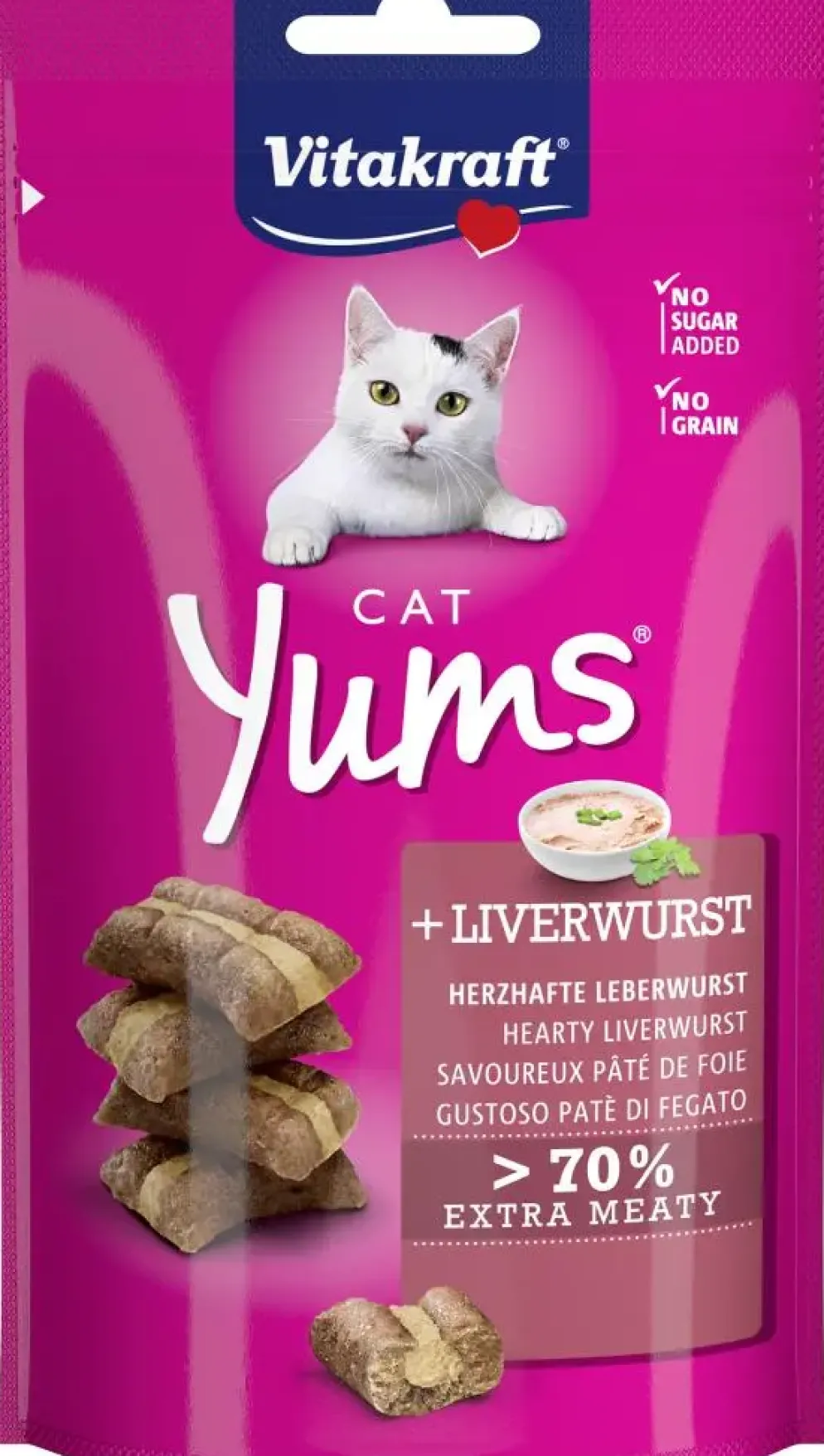 Vitakraft Cat Yums leverworst 40g