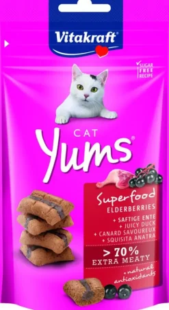 Vitakraft Cat Yums superfood & vlierbessen 40g