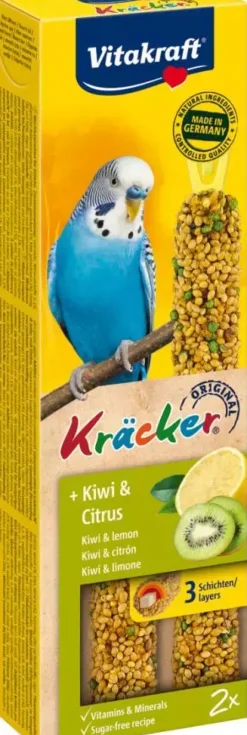 Vitakraft kiwi/citrus-kräcker parkiet, 2in1. (10)