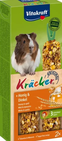 Vitakraft Kräcker cavia honing & spelt 2-in-1
