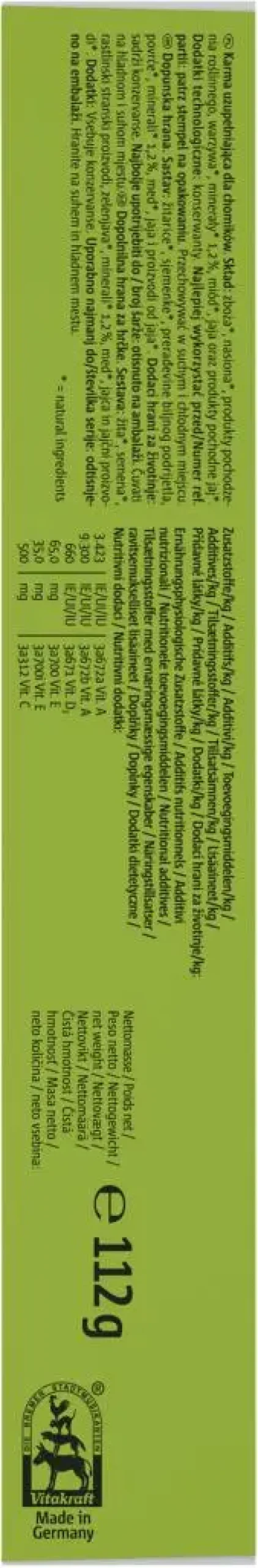 Vitakraft Kräcker hamster multivitamine 2-in-1
