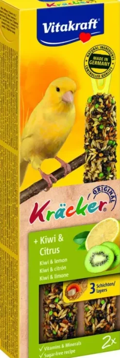 Vitakraft Kräcker Original kanarie met kiwi en citrus