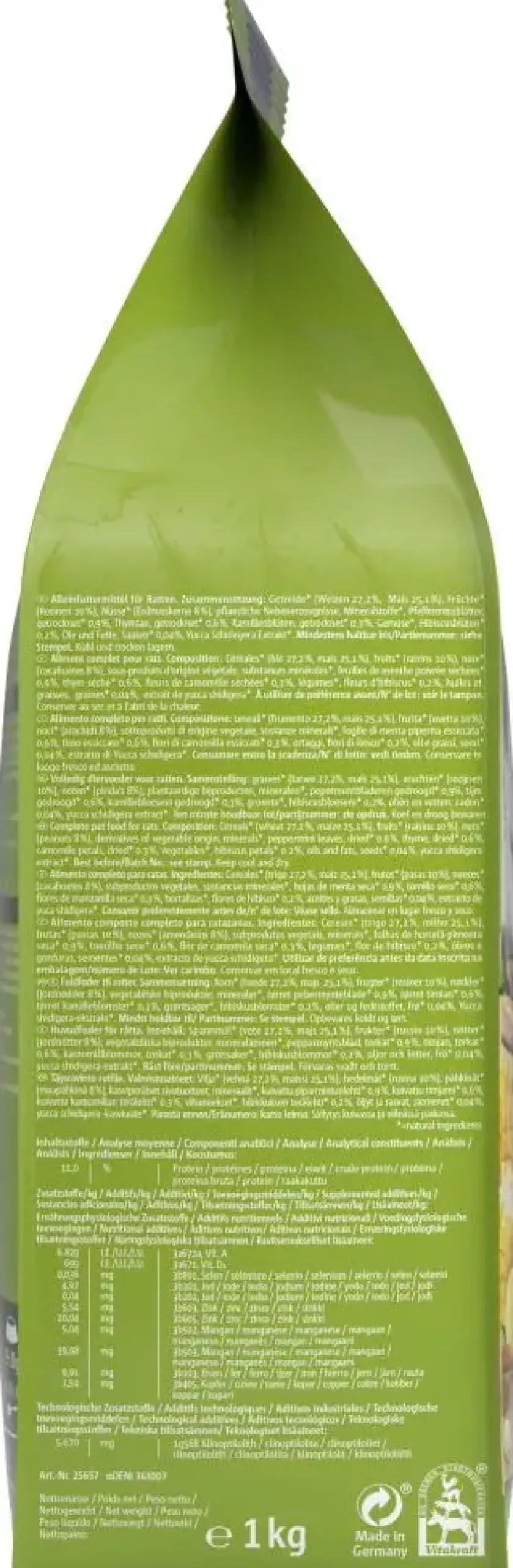 Vitakraft Menu Vital rattenvoer 1kg