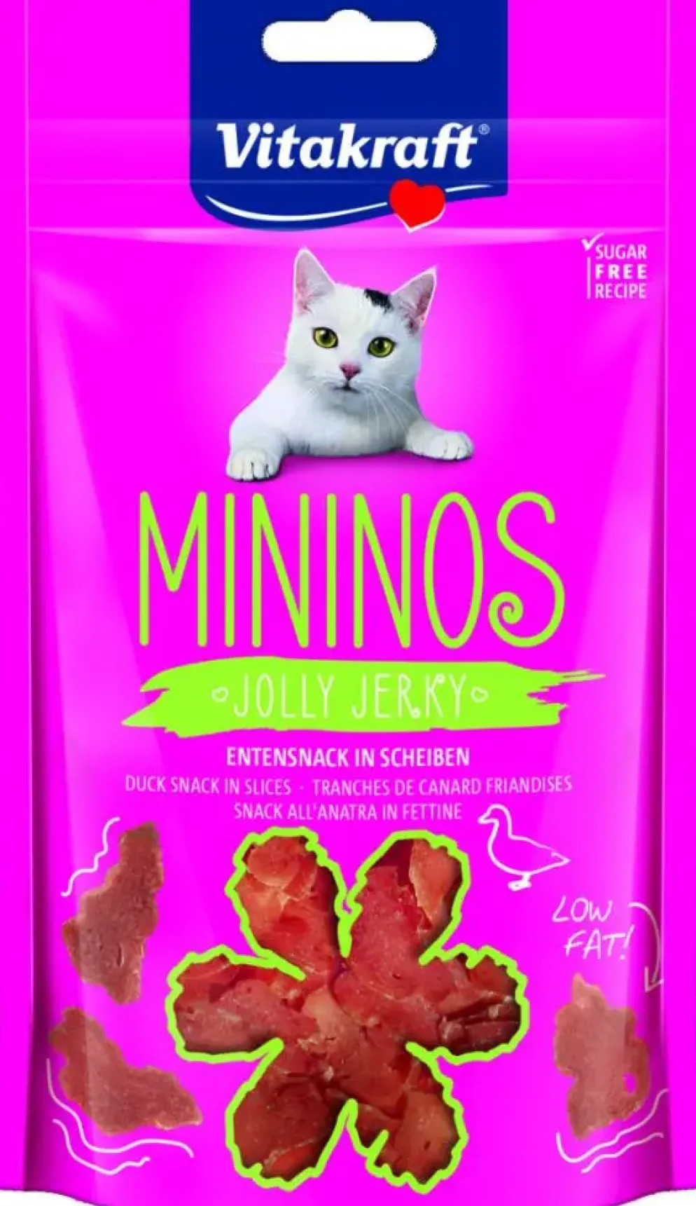 Vitakraft Mininos Jolly Jerky eend 40g