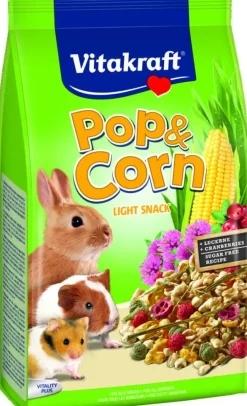 Vitakraft Pop & Corn Light knaagdierensnack 200g