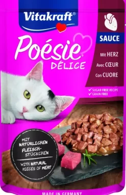 Vitakraft Poésie Délice hart in saus 85g