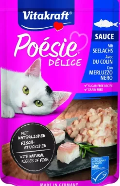 Vitakraft Poésie Délice koolvis in saus 85g