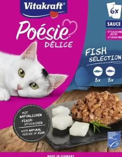 Vitakraft Poésie Délice multipack vis in saus 6 x 85g