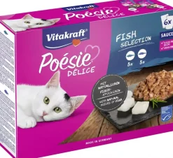 Vitakraft Poésie Délice multipack vis in saus 6 x 85g