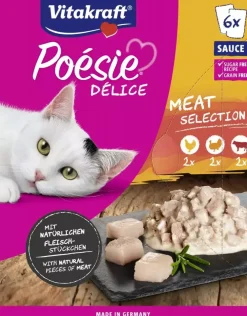 Vitakraft Poésie Délice multipack vlees in saus 6 x 85g