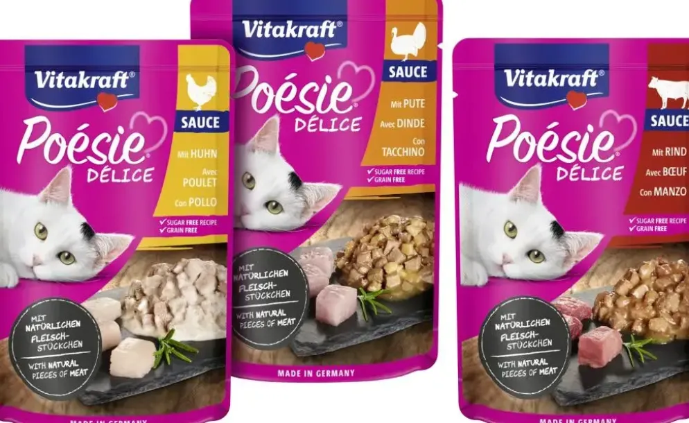 Vitakraft Poésie Délice multipack vlees in saus 6 x 85g