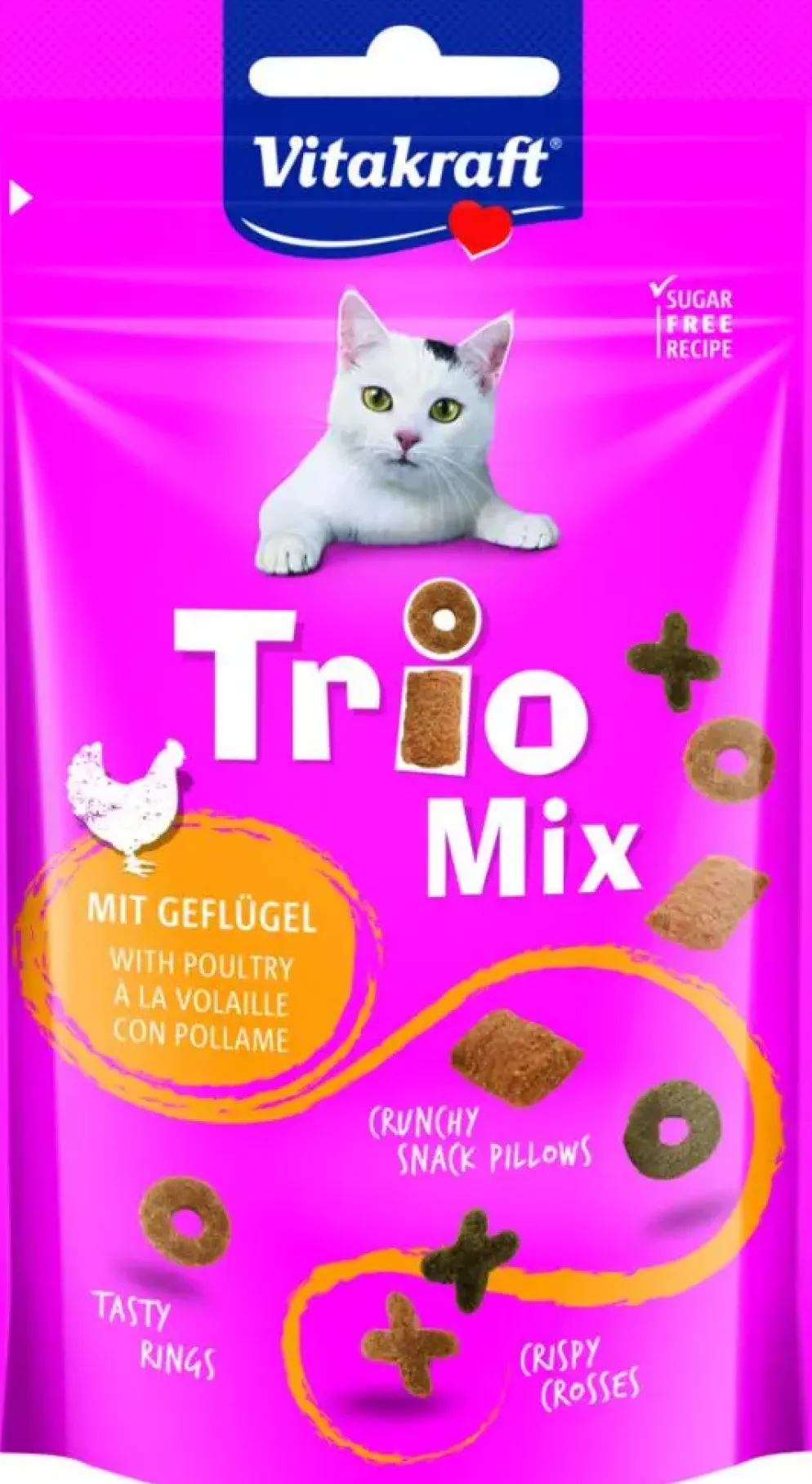 Vitakraft Trio Mix gevogelte 60g