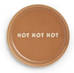 Vondels petit four bordje keramiek hot hot hot 8.5x1cm terra