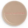 Vondels petit four bordje keramiek hello sunshine 8.5x1cm beige