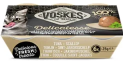 Voskes Jelly Cups tonijn & Sint - Jakobsschelp 150g