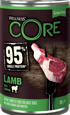 Wellness CORE hond 95% Single Protein lam & pompoen 400g