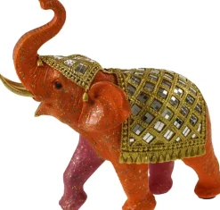 Werner Voss ornament polyresin olifant 23.5x10.5x23cm roze