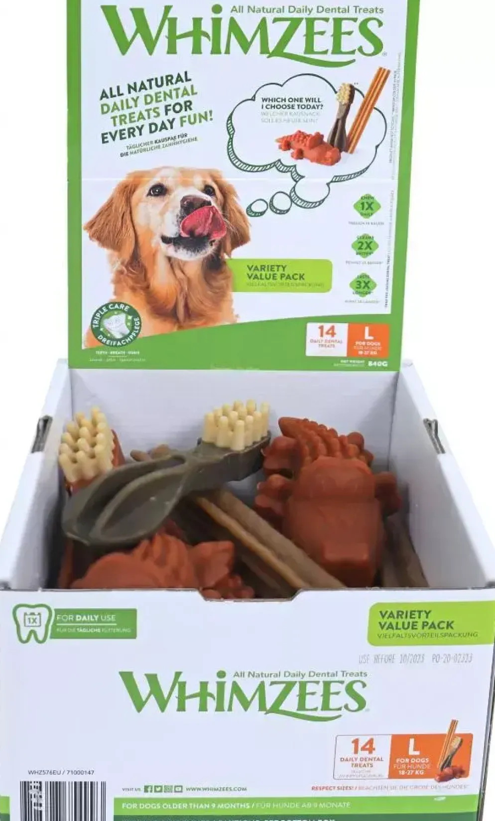 Whimzees Variety Value Pack 14 stuks - L