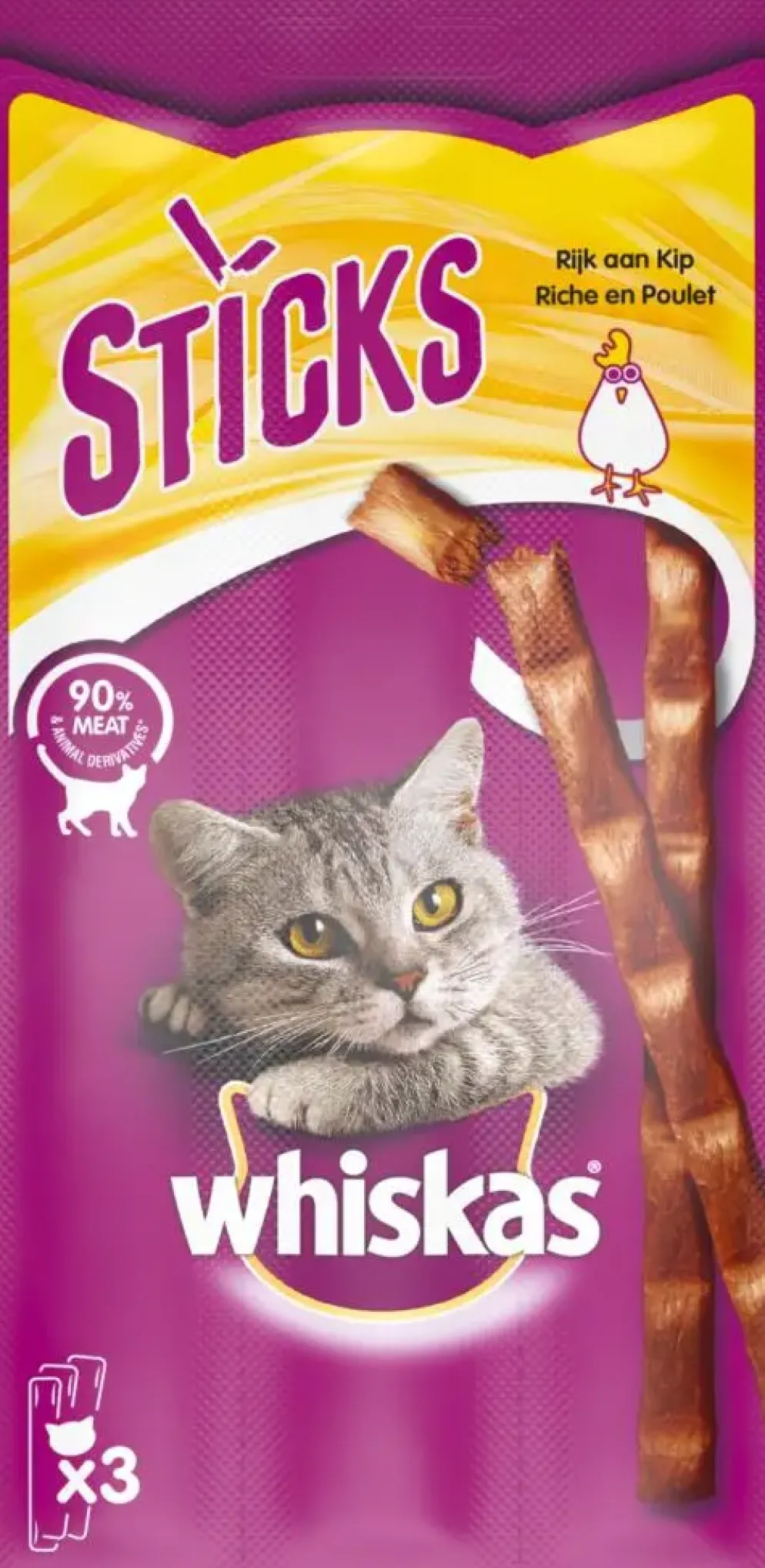 Whiskas Catsticks kip 18g