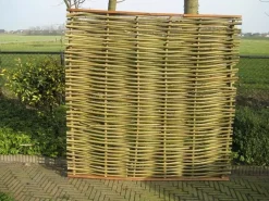 Wilgenscherm gevlochten 180x180 cm