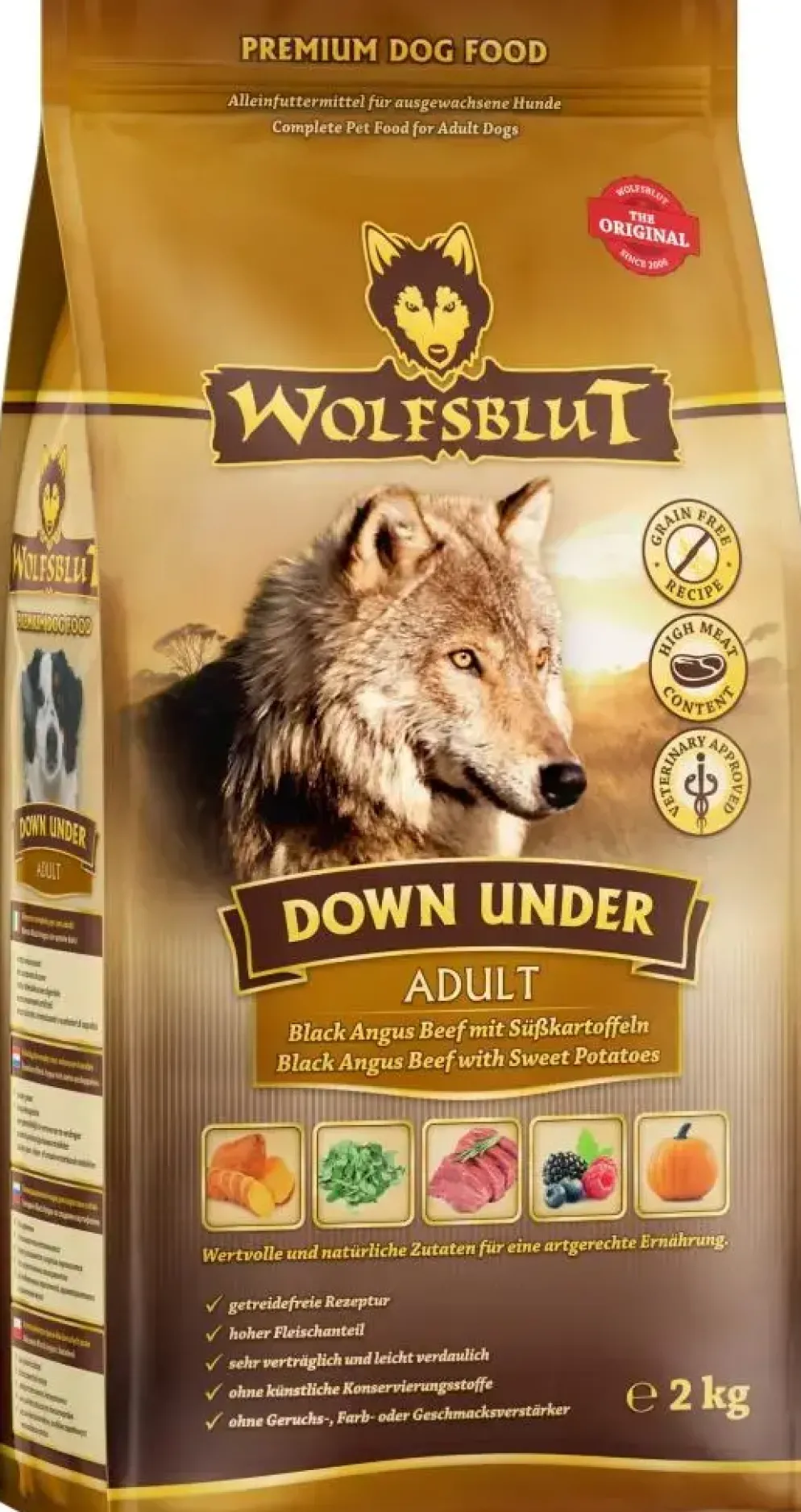 Wolfsblut adult down under 2kg
