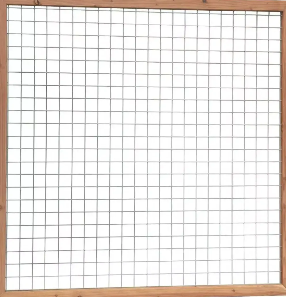 Woodvision douglas betonijzertrellis 180x180 cm maas 7,5x7,5 cm onbehandeld
