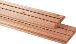 Woodvision Douglas Geschaafd Triple Profiel – 2,2 x 14 x 300 cm – Onbehandeld