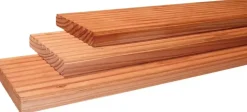 Woodvision douglas terrasplank geschaafd 2.4x13.8x300 cm onbehandeld