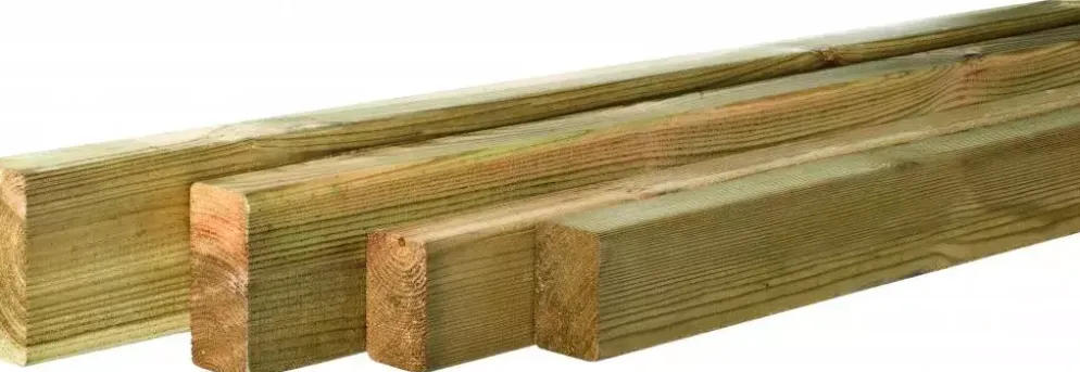 Woodvision grenen regel geschaafd 1.9x7x180 cm geïmpregneerd