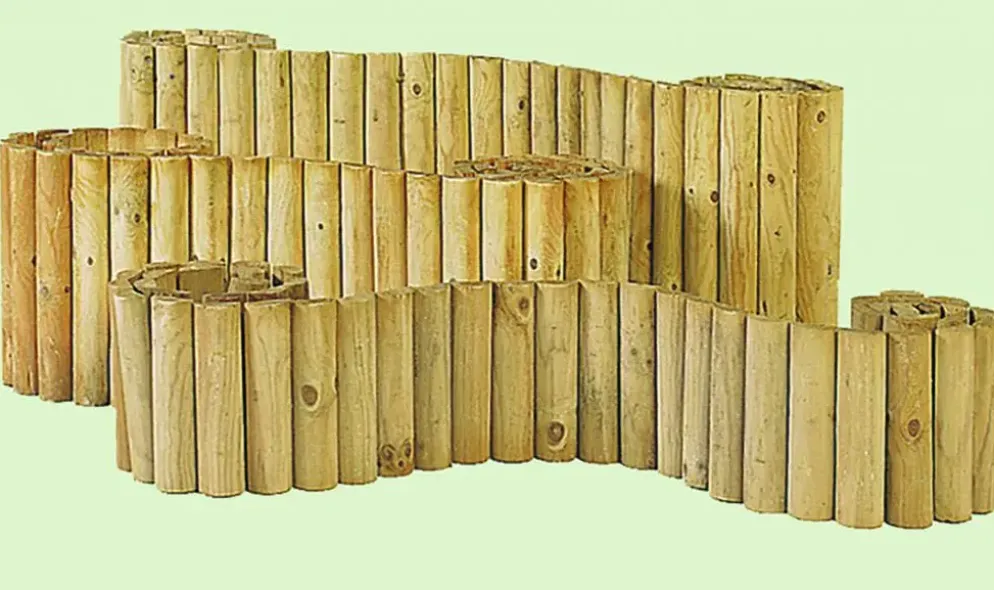 Woodvision grenen rolborder d 5,0x30x250 cm geimpregneerd