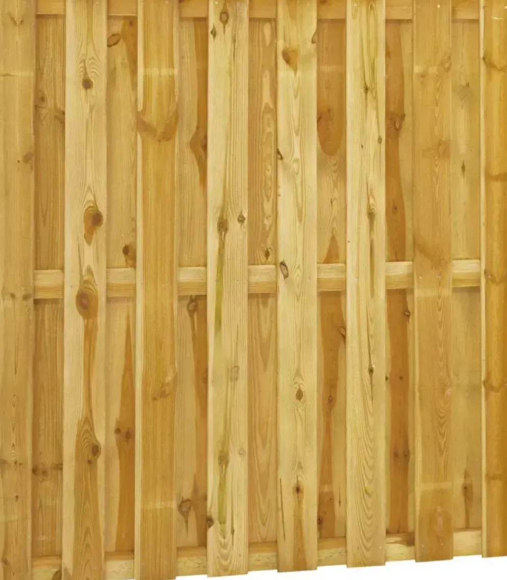 Woodvision grenen schutting geschaafd 15mm 179x179cm geïmpregneerd