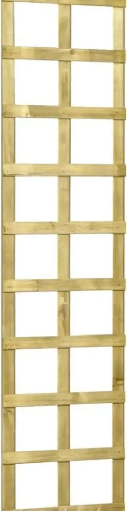 Woodvision grenen trellis 40x180cm groen geïmpregneerd