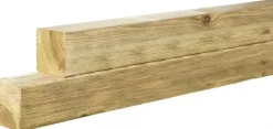 Woodvision grenen vierkante paal geschaafd 8.8x8.8x210 cm geïmpregneerd