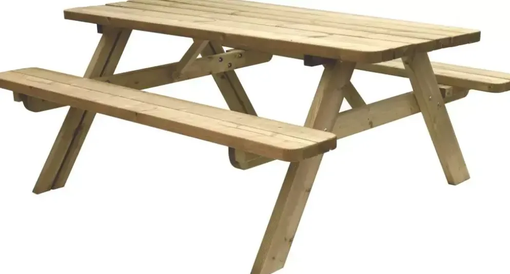 Woodvision picknicktafel easy 180x70x73cm