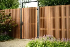 Woodvision thermovision Ayous geschaafd scherm recht horizontaal/verticaal 180x180cm