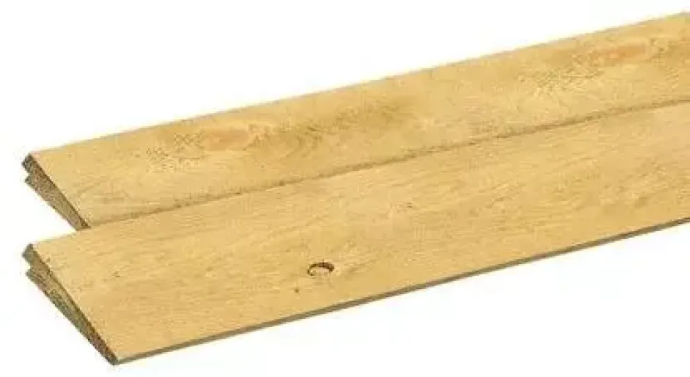Woodvision vuren zweeds rabat geschaafd 2.1x14.5x420 cm geïmpregneerd