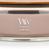WoodWick ellipse candle patchouli créme