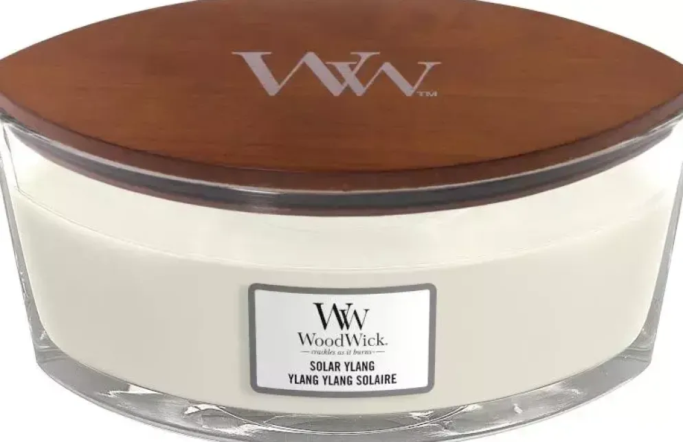 WoodWick ellipse candle solar ylang