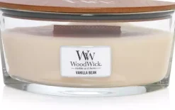 WoodWick ellipse candle vanilla bean
