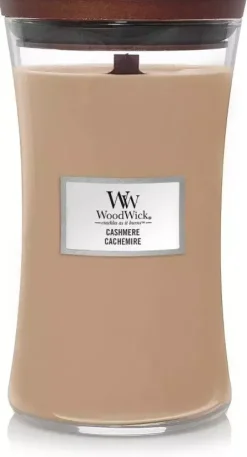 WoodWick large candle cashmere
