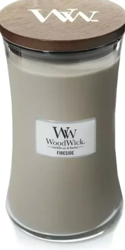 WoodWick large candle fireside