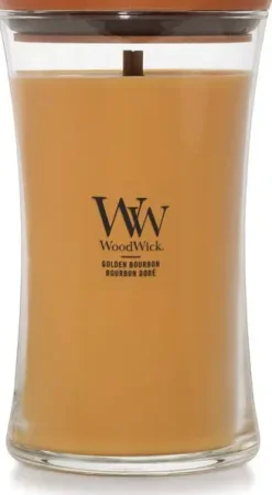 WoodWick large candle golden bourbon