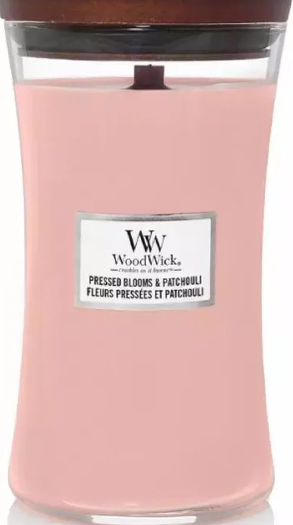 WoodWick large candle pressed blooms & patchouli
