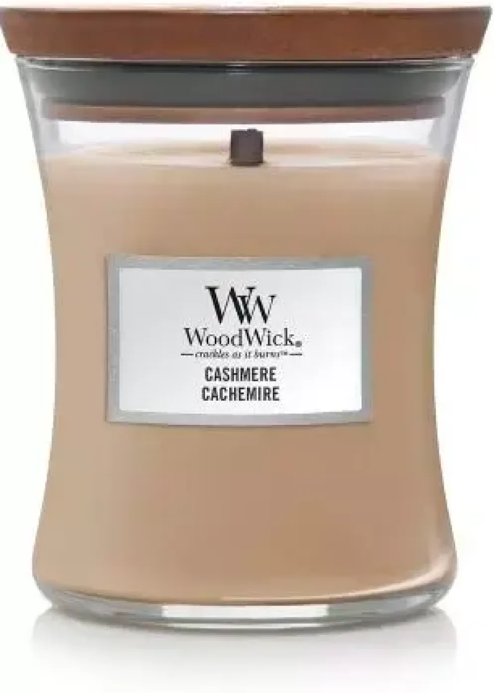 WoodWick medium candle cashmere