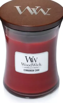 WoodWick medium candle cinnamon chai