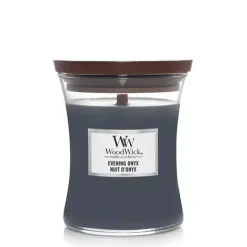WoodWick medium candle evening onyx