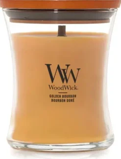 WoodWick medium candle golden bourbon
