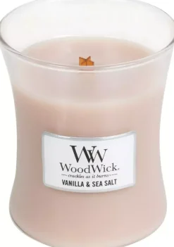 WoodWick medium candle vanilla & sea salt